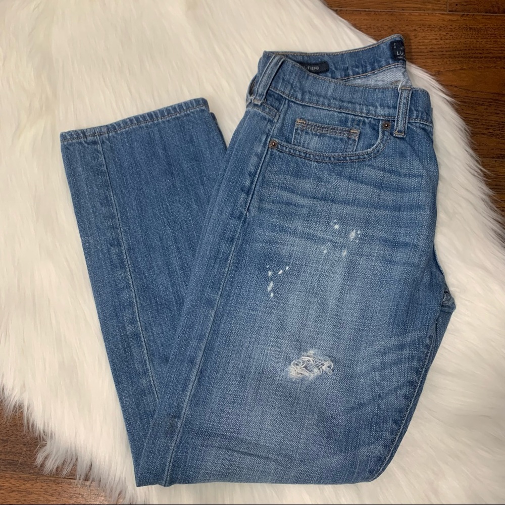 Lucky Brand Dylan Boyfriend Jeans.